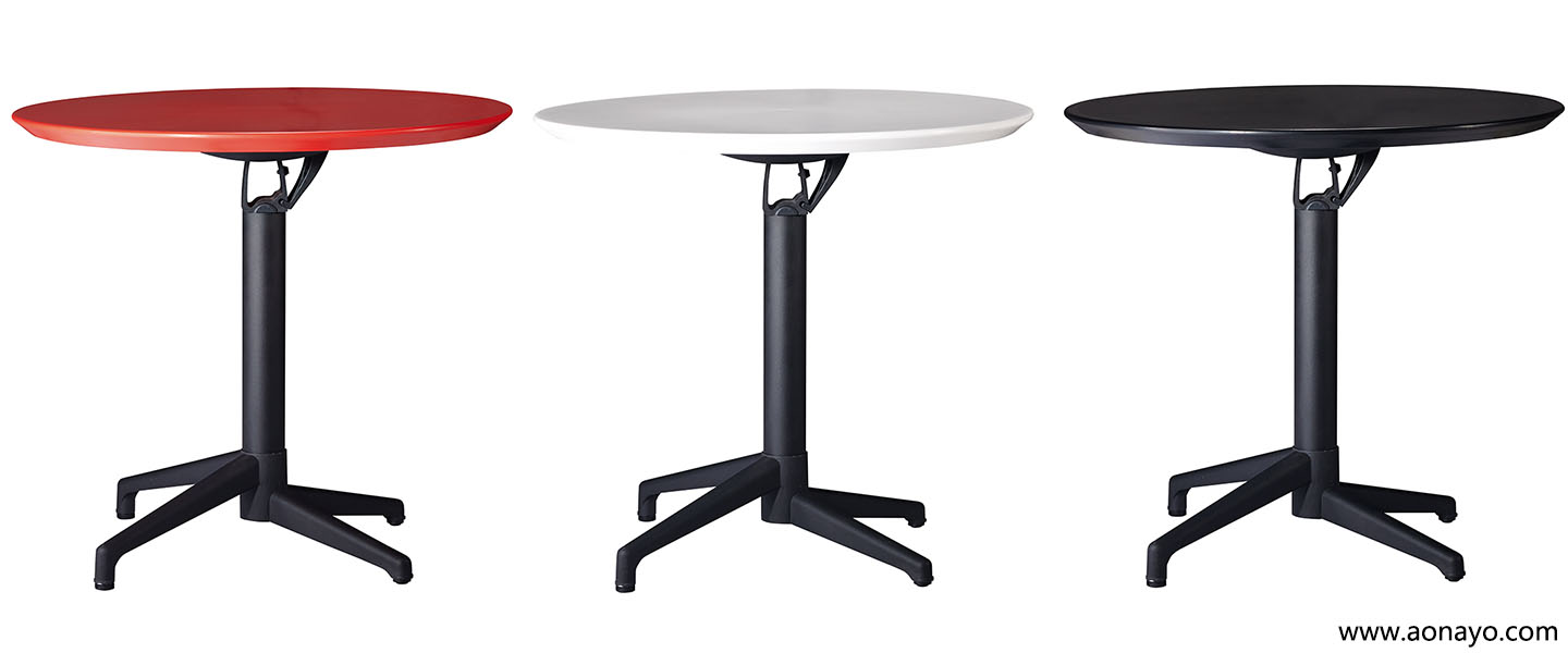 folding table bar table foldable desk square table dining table LEISURE TABLE FOLDING TABLE SQUARE RED BLACK WHITE 8.jpg