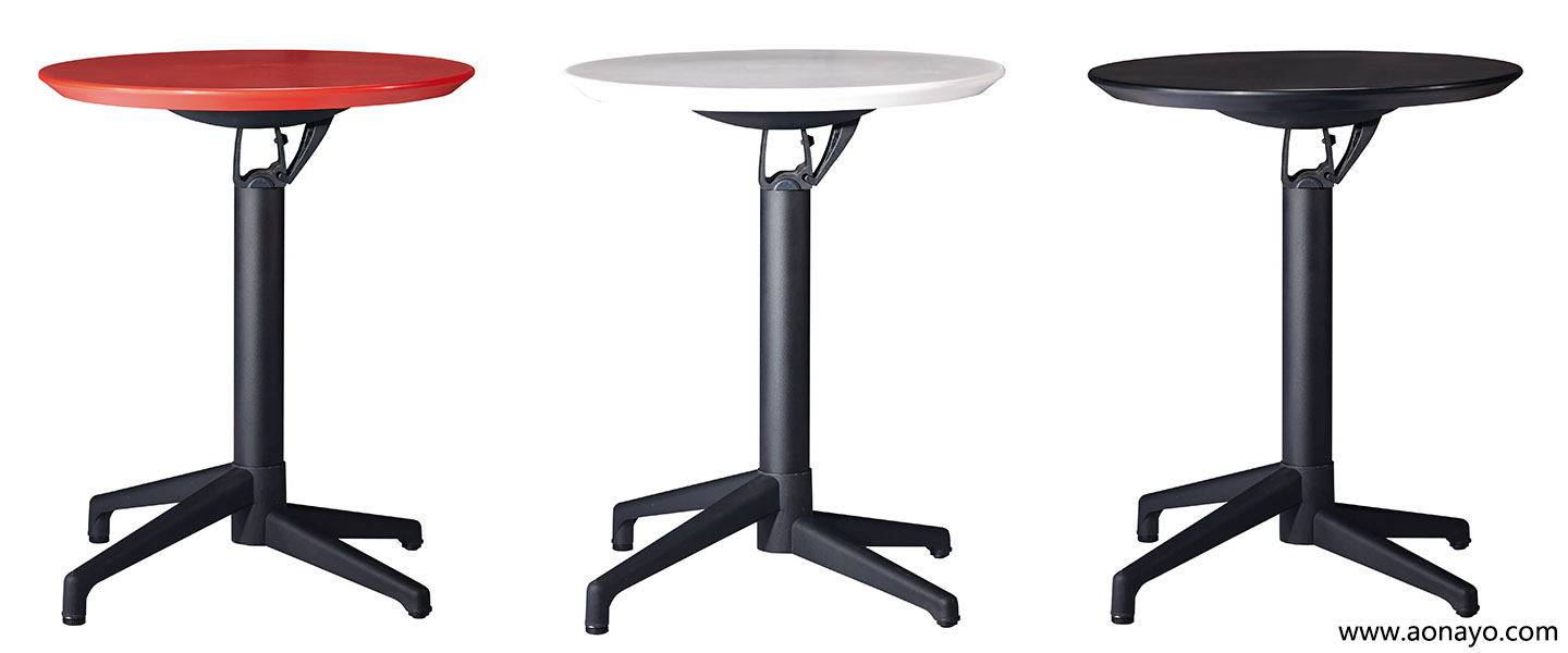 folding table bar table foldable desk square table dining table LEISURE TABLE FOLDING TABLE SQUARE RED BLACK WHITE 14.jpg