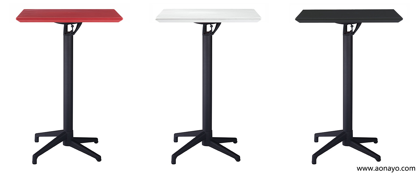 folding table bar table foldable desk square table dining table LEISURE TABLE FOLDING TABLE SQUARE RED BLACK WHITE 24.jpg